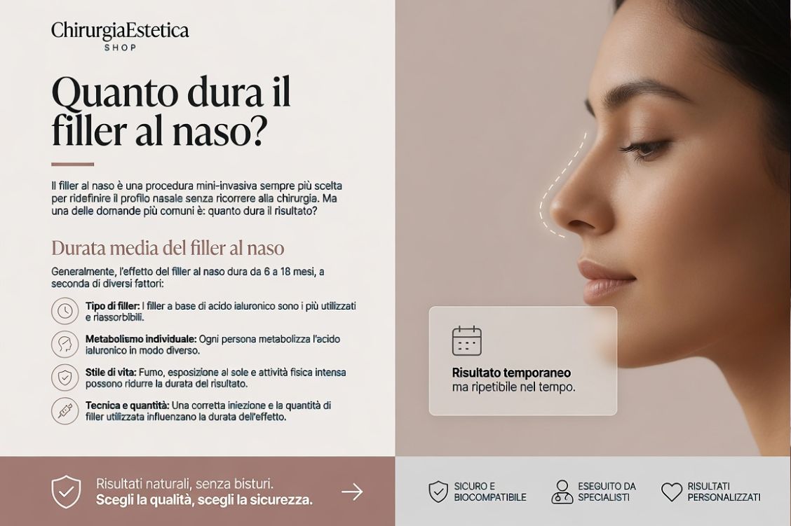 Quanto dura il filler al naso?